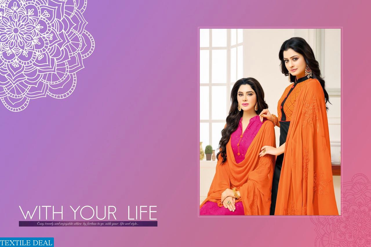 Hum tum vol-5 by RR wholesale 2 top dress material